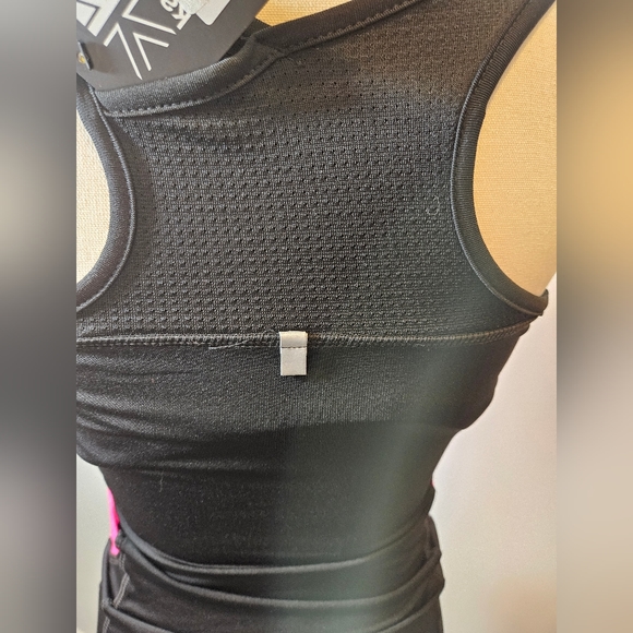Karrimor Long Bra Stretch Run Top W/Back Shoulder Pocket Size XS #W-353 - Picture 12 of 15